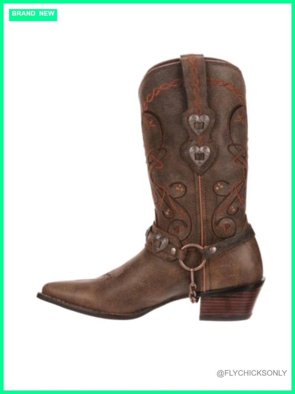 Durango Crush Cowgirl Full-Grain Leather Western Boots Mid-Calf Pull-On